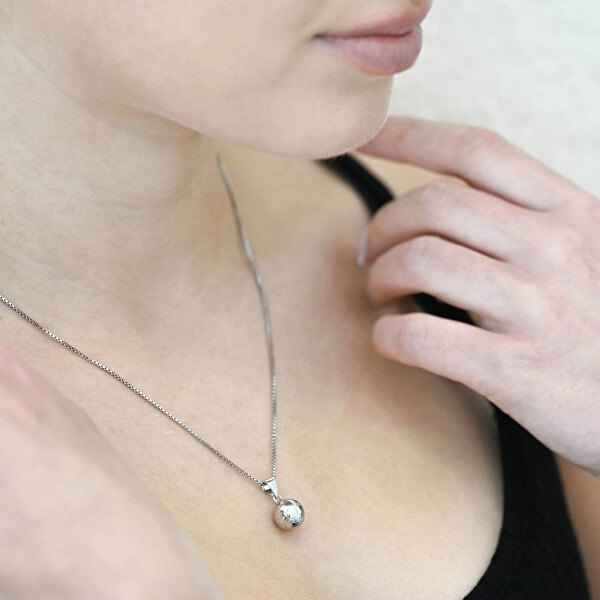 Stříbrný přívěsek Fotbalový míč 64013