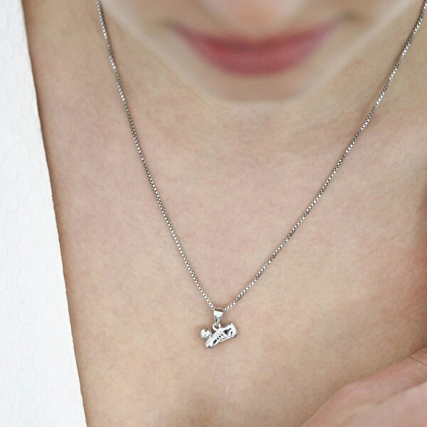 Stříbrný přívěsek Kopačka s míčem 64014