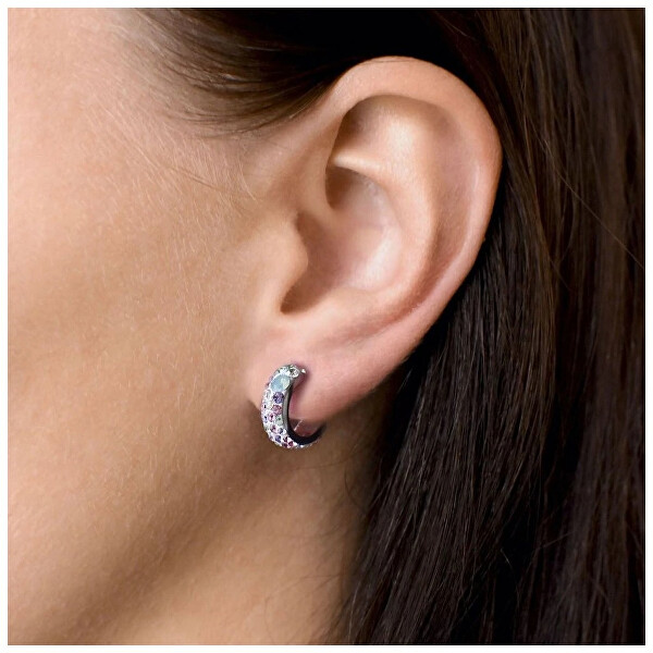 Stylové náušnice s krystaly Sakura 31118.3