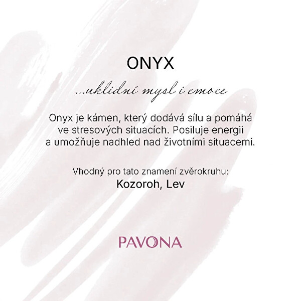 Výrazný minerální náramek z onyxu 43057.3