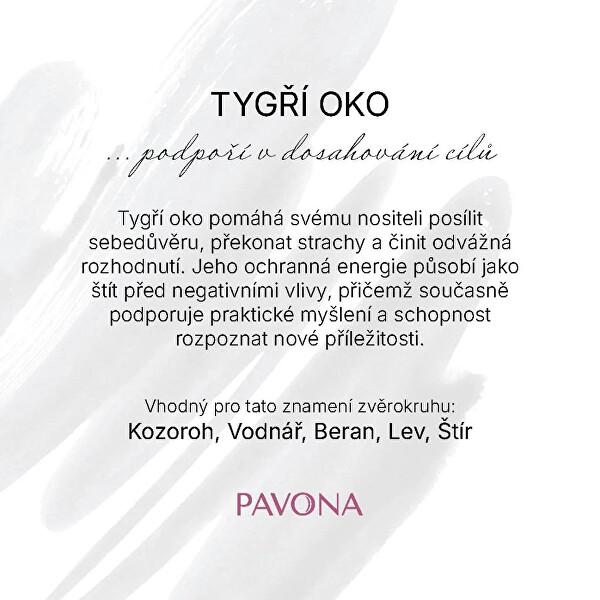 Výrazný minerální náramek z tygřího oka 43057.3
