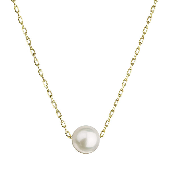 Dámský náhrdelník ze zlata s pravou perlou 92P00027
