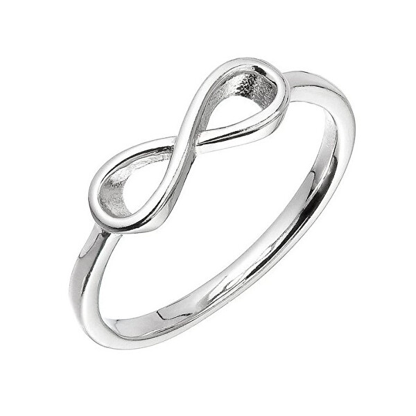 Elegantní stříbrný prsten Nekonečno 65006