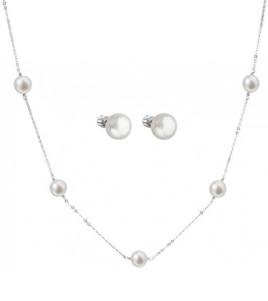 Elegantná zvýhodnená súprava šperkov Pavona 21004.1, 22015.1 (náhrdelník, náušnice)