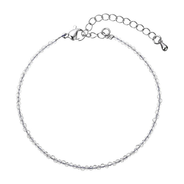 Korálkový náramek z křemene 43055.3 Grey quartz