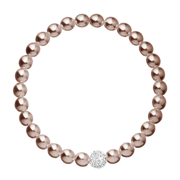 Luxusní perličkový náramek s krystaly Preciosa 33115.3