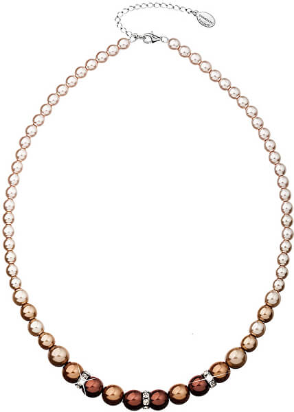Halskette mit Perlen 32005.3 brown