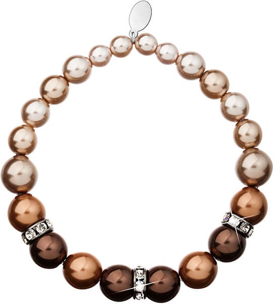 Braccialetto di perle 33016.3 brown
