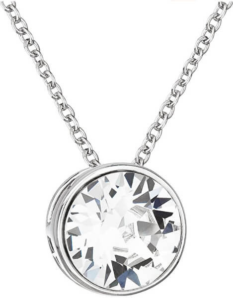 Strieborný náhrdelník s kryštálom Swarovski 32069.1
