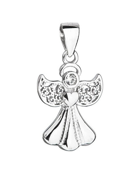 Strieborný prívesok s kryštálom Swarovski Anjelik 34262.1