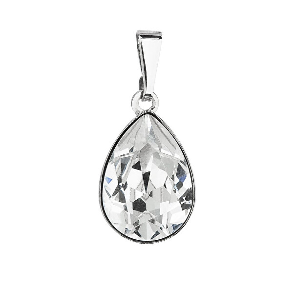 Slušivý přívěsek s krystalem Swarovski Kapka 54016.1 krystal