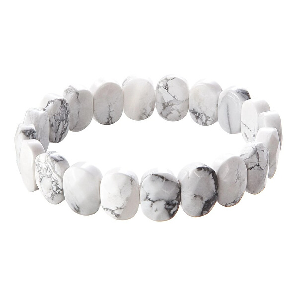 Výrazný minerální náramek z howlitu 43057.3