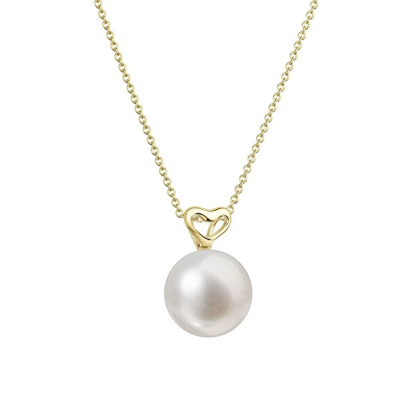 Zlatý náhrdelník pro ženy s říční perlou 92P00043