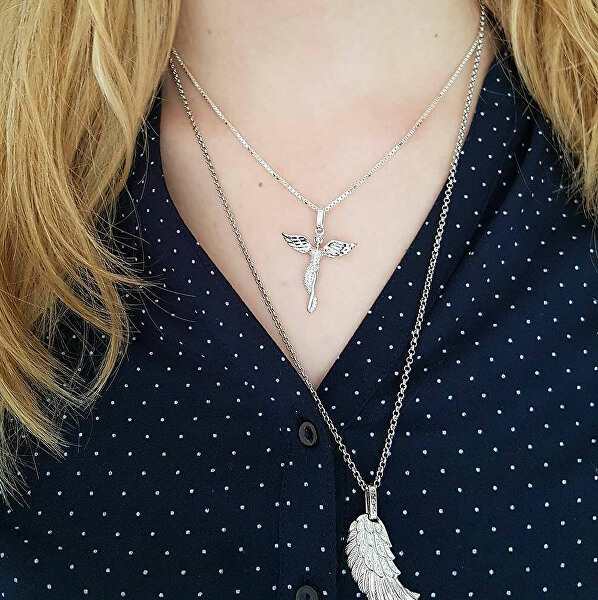 Stříbrný náhrdelník Anděl ERN-LILANGEL