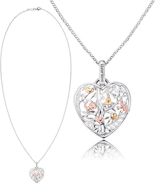 Stříbrný náhrdelník Srdce strom života ERN-HEARTTREE