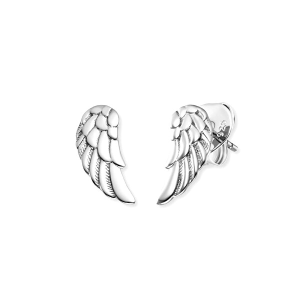 Krásné stříbrné náušnice Andělská křídla ERE-FLYWING-ST