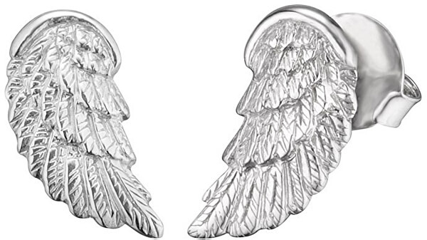 Strieborné náušnice Anjelské krídlo ERE-WING-ST