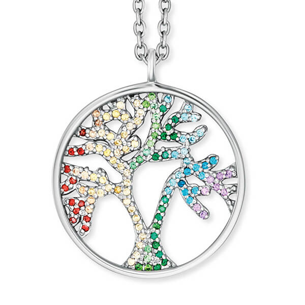 Strieborný náhrdelník Strom života ERN-TREE-ZIM