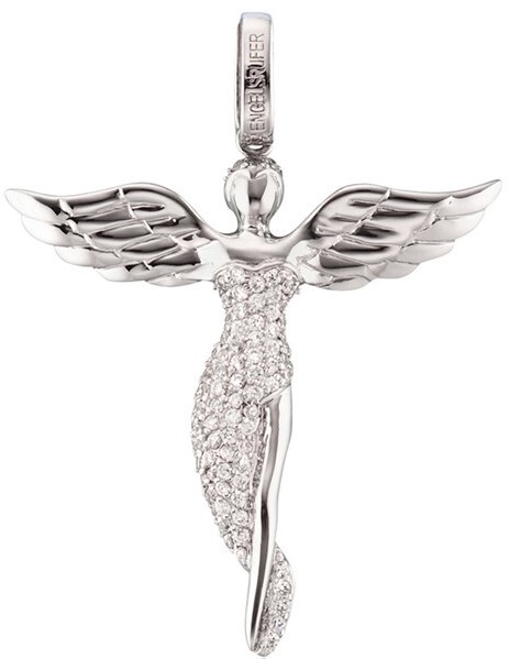 Pendente in argento Angelo con zirconi ERP-ANGEL