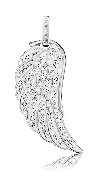 Stříbrný přívěsek Andělské křídlo s krystaly ERW-01-ZI