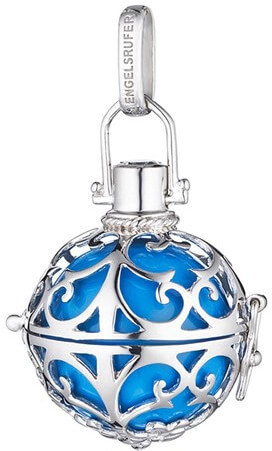 Ciondolo in argento Angelo campana con campana turchese ER-06