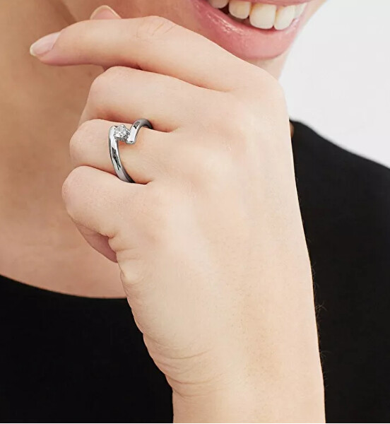 Strieborný prsteň so zirkónom ESPRIT-JW52920