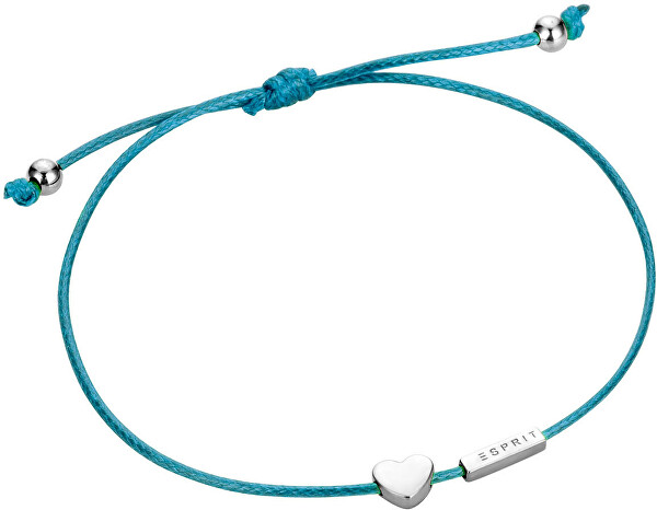 Kék vezetékes karkötő szívvel Mini ESBR00711121