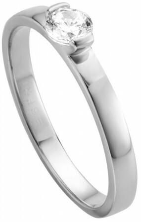 Stříbrný prsten s krystalem Bright ESRG005315
