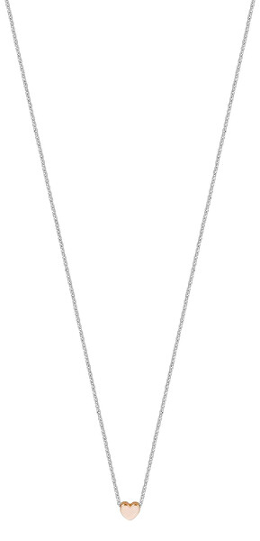 Strieborný srdiečkový náhrdelník Dulcet ESNL00711240