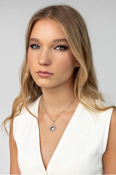 Dámský ocelový náhrdelník Kassira Silver EWN250322S