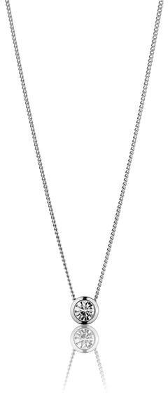 Elegantní ocelový náhrdelník s krystalem WN1010S