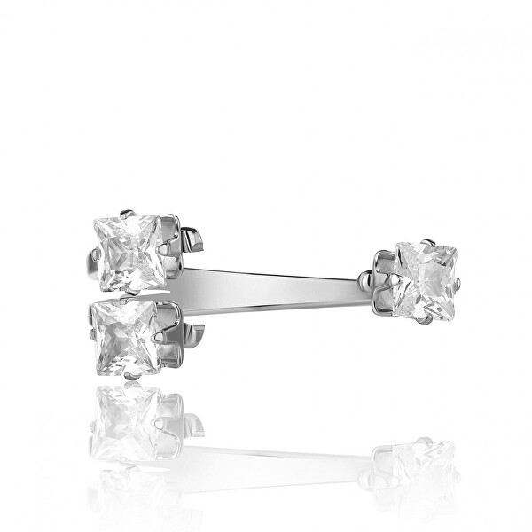 Módní sada šperků s krystaly WS089S (prsten, náušnice)
