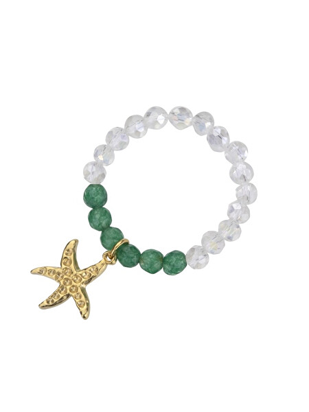 Anello di perline e stella marina Rosalie EWR23036G
