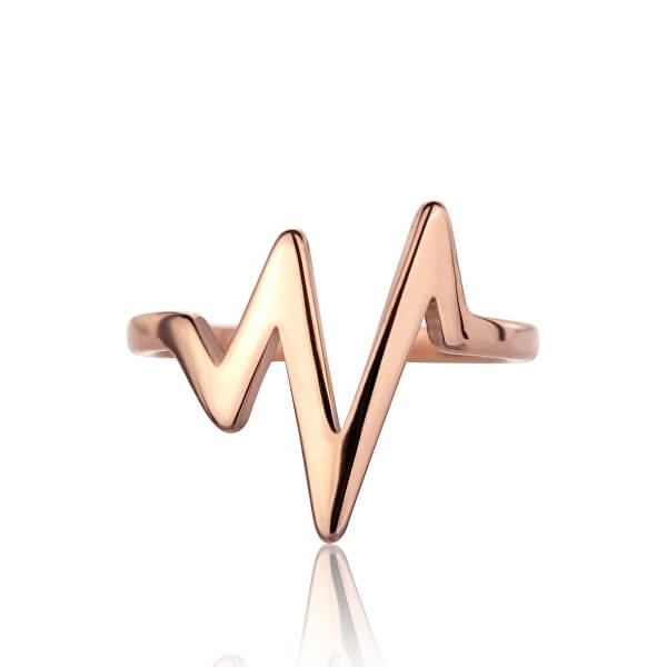 Sada minimalistických bronzových prsteňov WS055R