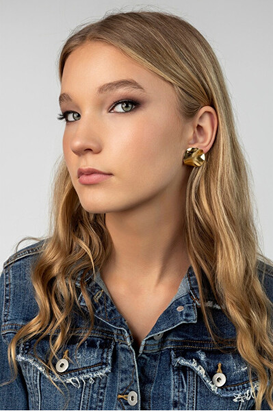 Výrazné pozlacené náušnice Doravie Gold EWE250346G