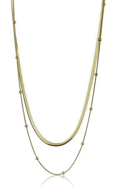 Doppelte vergoldete Halskette Adelyn EWN23094G