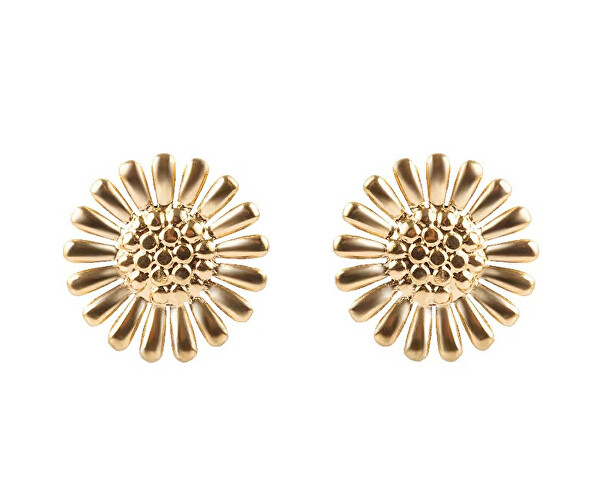 Kytičkové pozlacené náušnice Lorania Gold EWE250291G