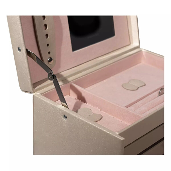 Luxusní jemně zlatavá šperkovnice Classico Rosé 23238-93