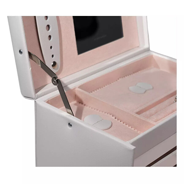 Luxusní šedá šperkovnice Classico Rosé 23238-11