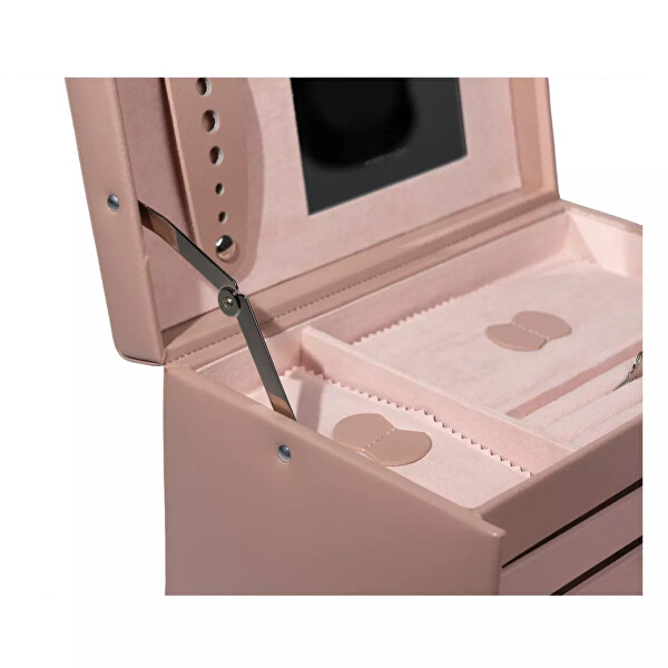Luxusní růžová šperkovnice Classico Rosé 23238-90