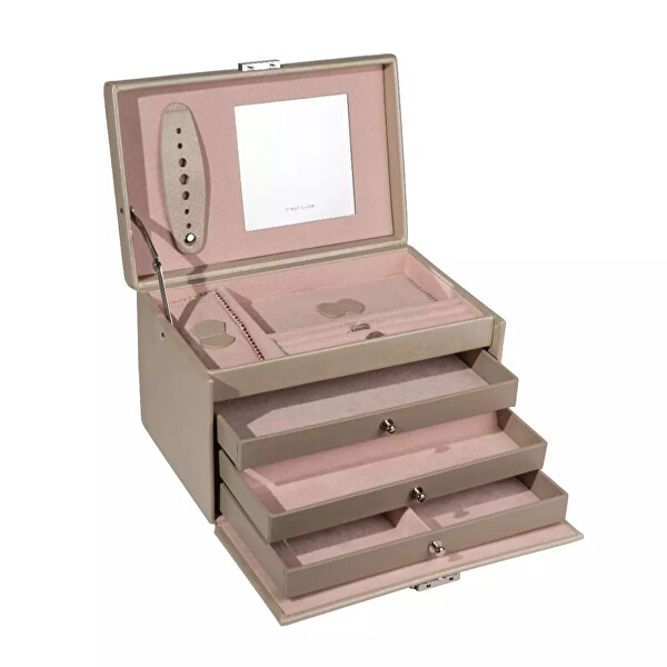 Luxusní jemně zlatavá šperkovnice Classico Rosé 23238-93