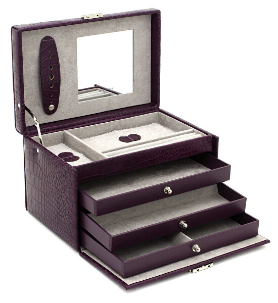 Cutie de bijuterii violet/gri Classico 23236-56