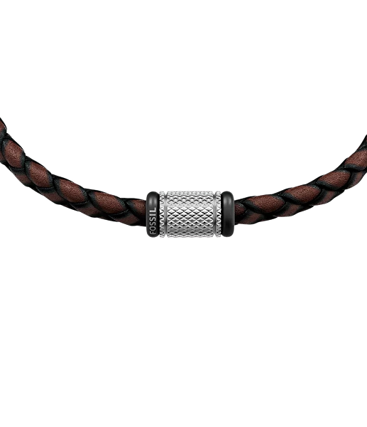 Brățară elegantă din piele pentru bărbați Machine JF05009998