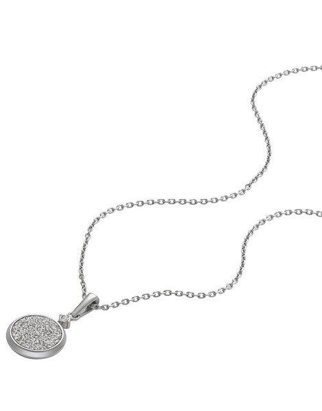 Parure di gioielli in acciaio con zirconi JGFTSET1081 Core Gifts (collana, orecchini)