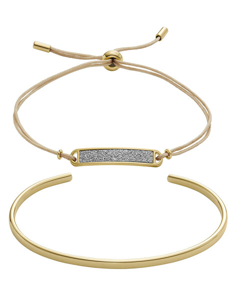 Set di braccialetti da donna placcati in oro Core Gifts JGFTSET1082