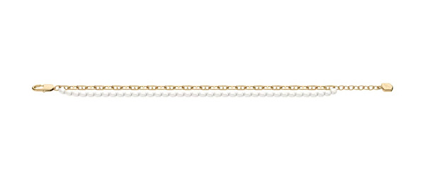 Dvojitý pozlacený náramek s perlami Heritage JA7322710