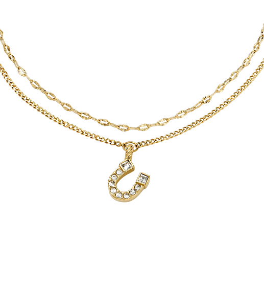 Elegantní dvojitý pozlacený náramek Podkova JF04907710