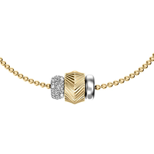 Brățară elegantă placată cu aur, cu cristale Harlow JF04995998