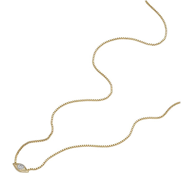 Elegante collana placcata in oro Evil Eye JFS00614710