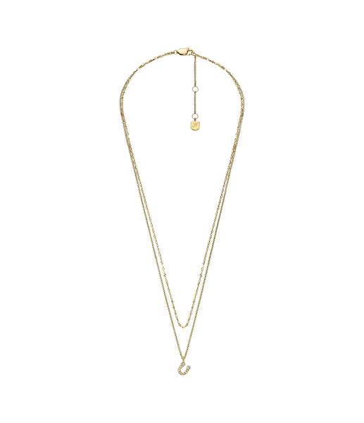 Elegantní pozlacený náhrdelník pro štěstí Podkova JF04906710